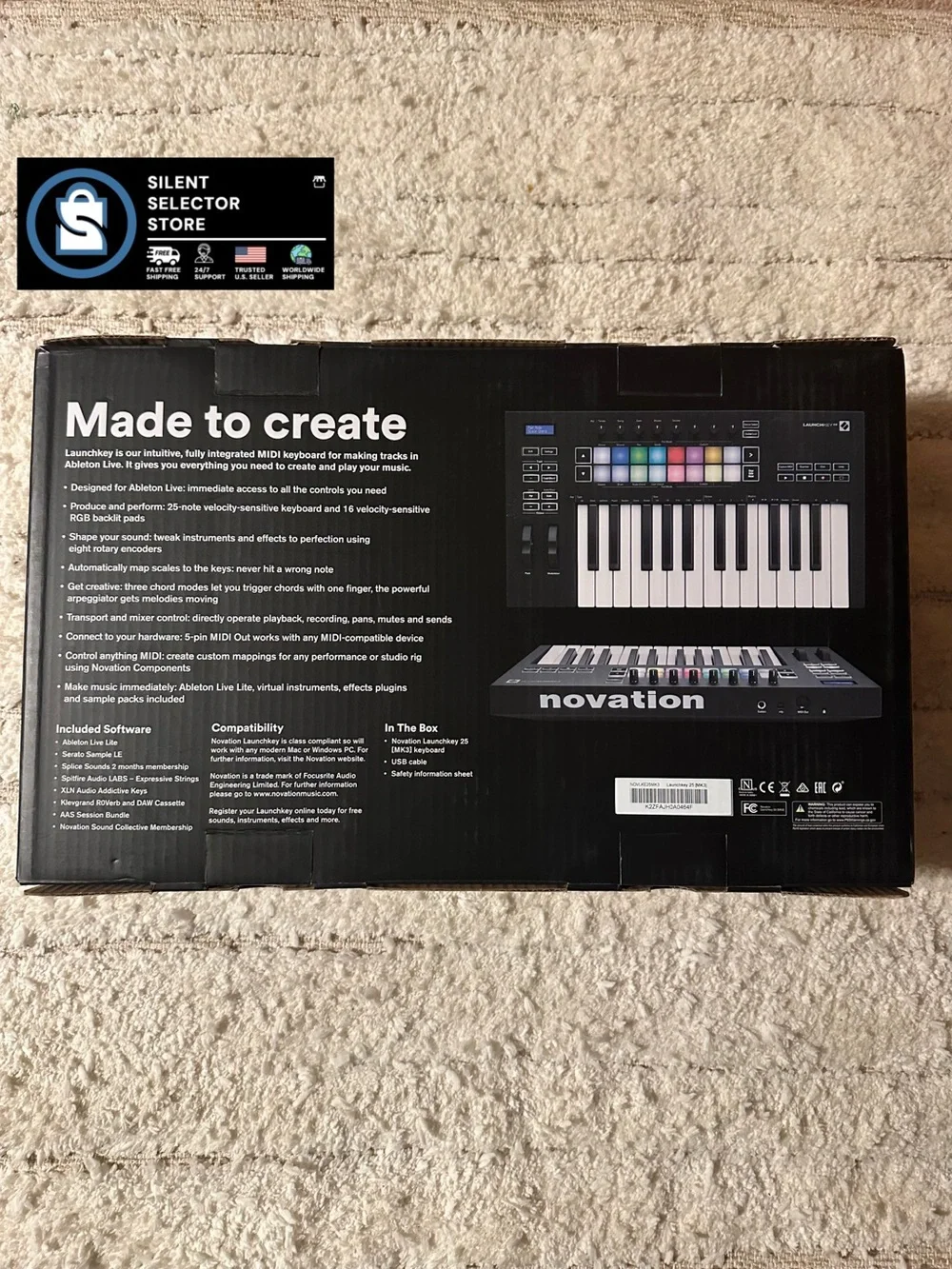 Launchkey 25 MIDI Keyboard Controller - Black